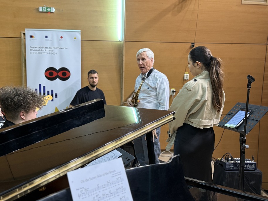 Jazz Masterclass with Rick Condit (USA) at the “George Enescu” National University of Arts in Iași